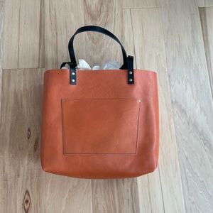 Portland Leather Goods oversized Tote Satsuma.  New from mystery box!